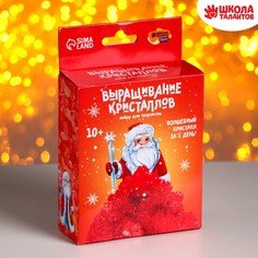 Набор для творчества «Лучистые кристаллы»: Дед Мороз, цвет красный No Brand