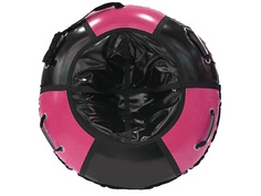 Санки-ватрушки Мистер Вело Practic, черно-розовый, 120 см