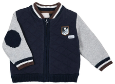 Бомбер Chicco для мальчиков, тёмно-синий, размер 80