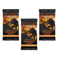 Дополнение для игры Magic The Gathering 3 СЕТ-бустера MTG Innistrad Midnight Hunt англ