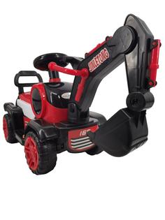 Каталка Utmaster Экскаватор красная