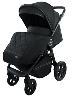 Прогулочная коляска Indigo Corsa, черный