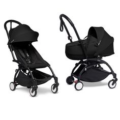 Коляска 2 в 1 Babyzen YOYO2 Bassinet Black рама черная