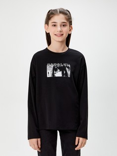 Лонгслив Acoola 20230150002_0073845, черный, 164