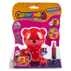 Игрушка интерактивная EOLO Мармеладный Мишка-тянучка, красный