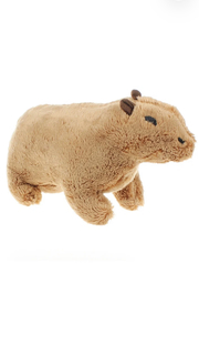 Мягкая игрушка Emily Копибара, коричневый, 20 см