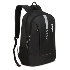 Рюкзак молодежный Safari Flash, два отделения, черно-серый