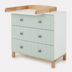 Комод RANT BAMBOO 84см 3 ящ 120 Light Green Коллекция White РАНТ