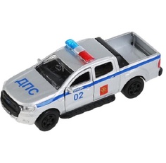 Машина Технопарк Ford Ranger 12 см + 2 дорожных знака, металл SB-18-09-FR-P+PARTS-WB с 3+