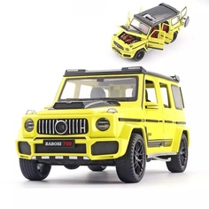 Коллекционная машинка WEITUO Мерседес G-Класс AMG Brabus 700 28 см MS921-3 желтый