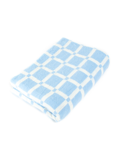 Одеяло байковое детское Промгрупп стиль голубой