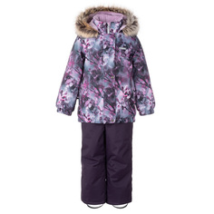Комплект верхней одежды KERRY Ruby K23420, 6020-фиолетовый с рисунком, 116