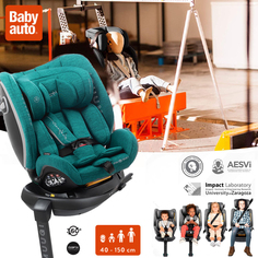 Автокресло 0+/1/2/3 BabyAuto Muugi i-Size Deep Lake