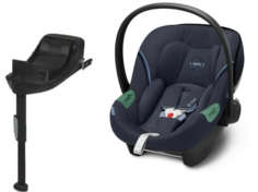 Автокресло Cybex Aton S2 i-Size с isofix базой One i-Size, синий