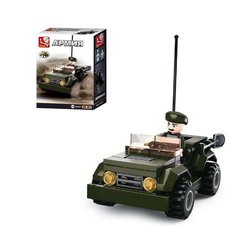 Конструктор Sluban Армия Джип 83 детали