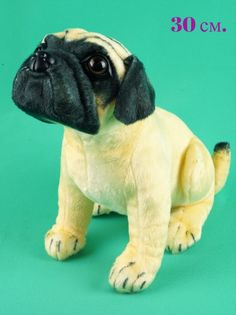 Мягкая игрушка Мэри Море Собака Мопс, 30 см