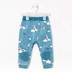 Ползунки Bonito kids Р00017669, бирюзовый, 68