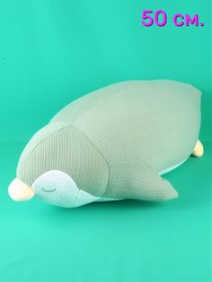 Мягкая игрушка Мэри море пингвин подушка 50 см зеленый