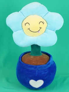 Мягкая игрушка Мэри море цветок 40 см голубой, синий