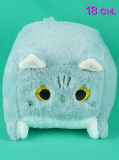 Мягкая игрушка Мэри море котик 18 см серый