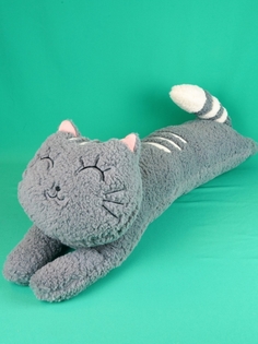 Мягкая игрушка Мэри море кот 75см серый
