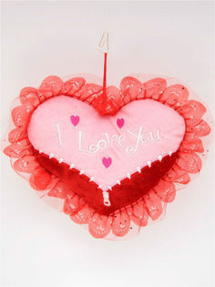 Мягкая игрушка Мэри море сердце плюшевое 30 см розовый