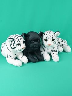 Мягкая игрушка Мэри Море 3 шт - Тигр, Леопард, Пантера 30 см.