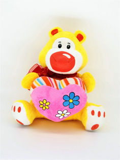 Мягкая игрушка Мэри Море Мишка с сердечком 21 см.