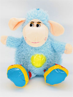 Мягкая игрушка Мэри море сумочка овечка 35 см голубой