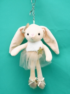 Мягкая игрушка Мэри Море - брелок Зайчик - балерина 20 см.
