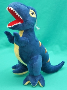 Мягкая игрушка Мэри море динозавр 30 см синий