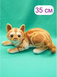 Мягкая игрушка Мэри море кот 29 см рыжий