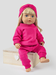 Одежда для куклы Richline Baby Born 43 см, Х-992 Малиновый