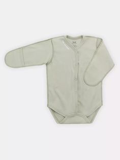 Боди детское с длинным рукавом RANT HUGS AND KISSES Light Green р.62 РАНТ