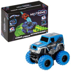 Игрушечная машинка 1toy Nextreme Гибкий трек Внедорожник, синий