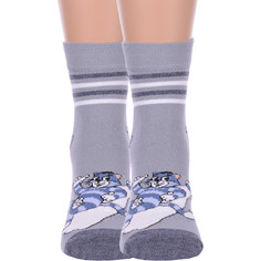 Носки детские Брестский чулочный комбинат 2-23С3052, светло-серые, 20, 2 шт