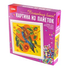 Картина из пайеток 20*20 см "Птица" Lori