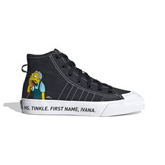 Кроссовки Adidas Nizza Hi Rf J для мальчиков, размер 40, GZ3538