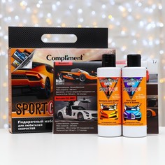 Набор Compliment Kids Sportcar #1: гель для душа и ванны, шампунь для волос+карточки