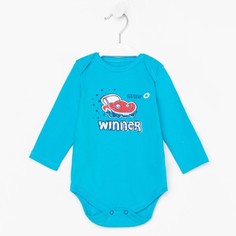 Боди детское Bonito kids Р00017669, бирюзовый, 68