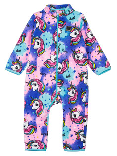 Комбинезон детский трикотажный для девочек PlayToday, цветной, 86