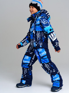 Комбинезон текстильный с полиуретановым покрытием для мальчиков PlayToday, цветной, 128