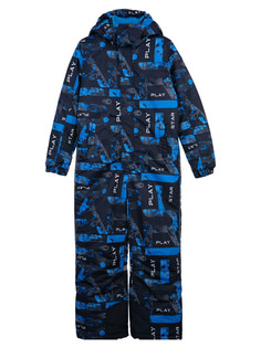 Комбинезон текстильный с полиуретановым покрытием для мальчиков PlayToday, цветной, 140