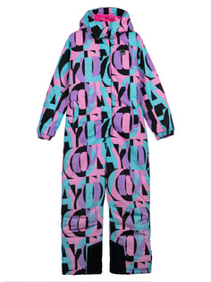 Комбинезон текстильный с полиуретановым покрытием для девочек PlayToday, цветной, 170