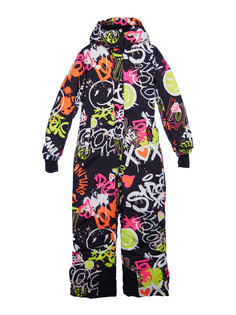 Комбинезон текстильный с полиуретановым покрытием для девочек PlayToday, цветной, 158