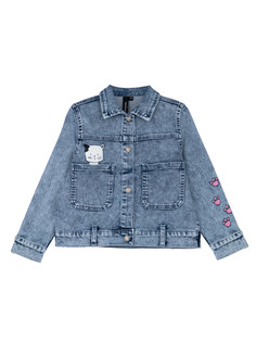 Куртка джинсовая детская PlayToday 12322082, голубой, 116