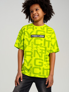 Фуфайка трикотажная для мальчиков PlayToday (футболка), светло-зеленый, 140