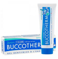 Детская зубная гель-паста Buccotherm с термальной водой и вкусом сладкой мяты для укреп...