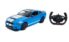 Машинка на радиоуправлении Rastar Ford Shelby GT500 1:14 голубой, 34 см