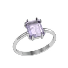 Кольцо из серебра р. 18 ПРИВОЛЖСКИЙ ЮВЕЛИР 291965-AM56, аметист